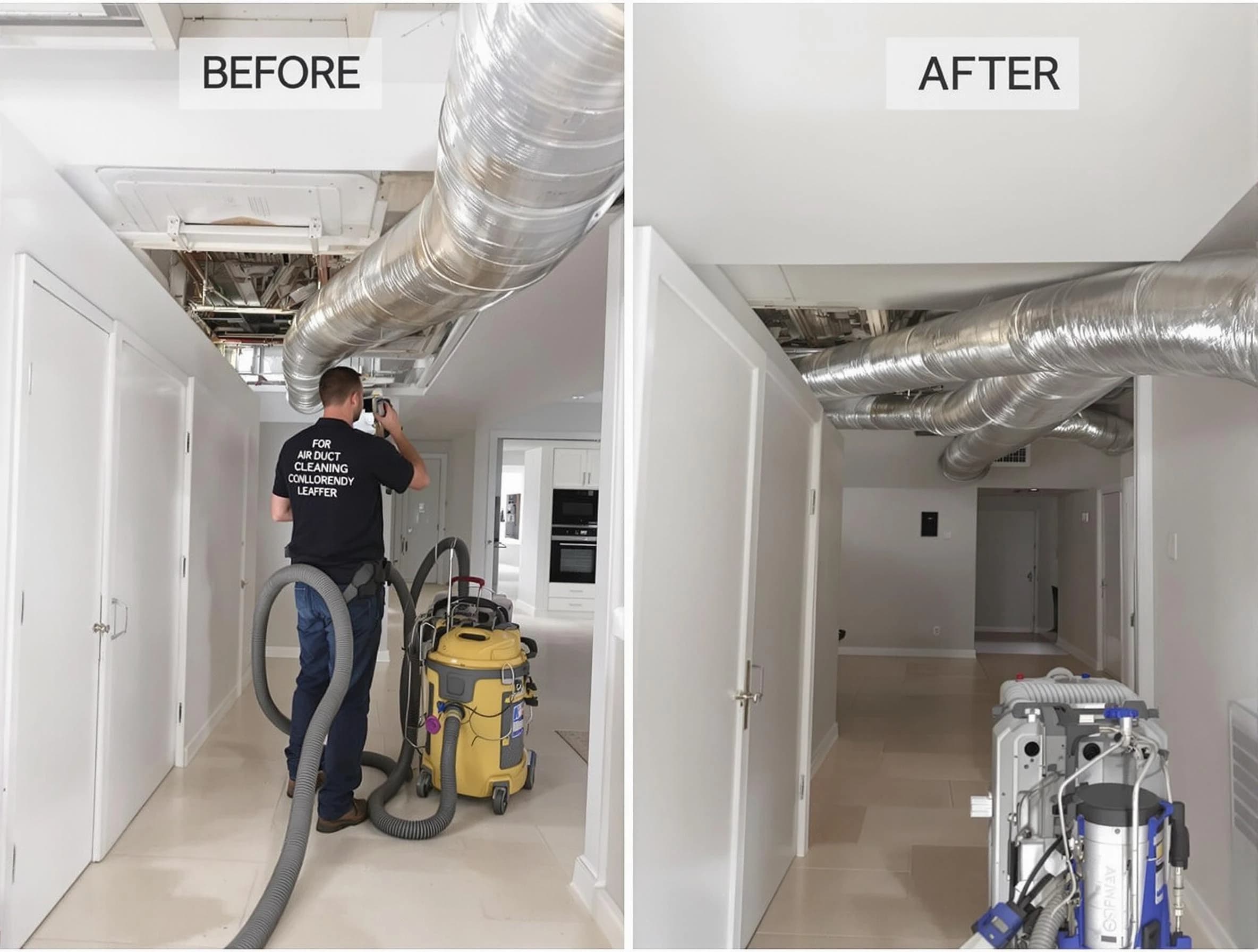Rostraver Air Duct Cleaning professional performing thorough air duct cleaning in Rostraver