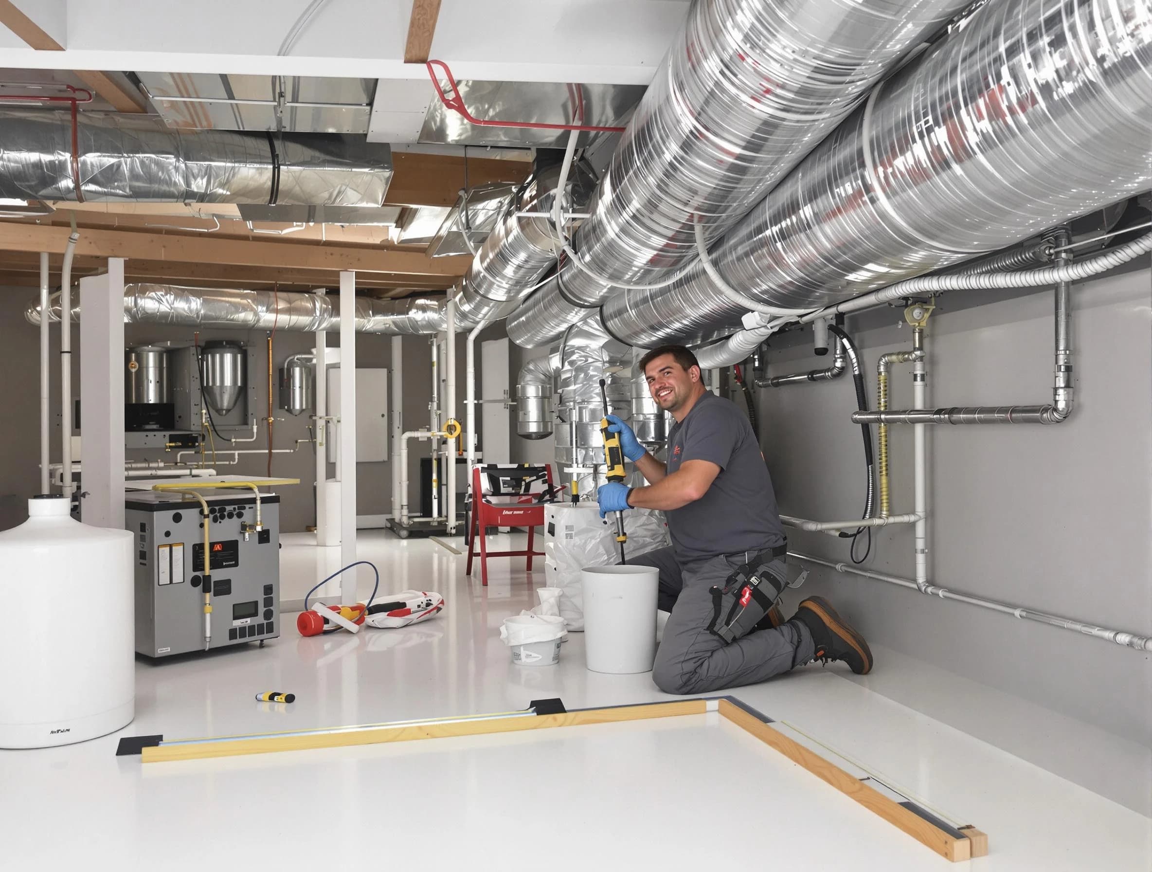 Professional duct sealing service by Rostraver Air Duct Cleaning in Rostraver