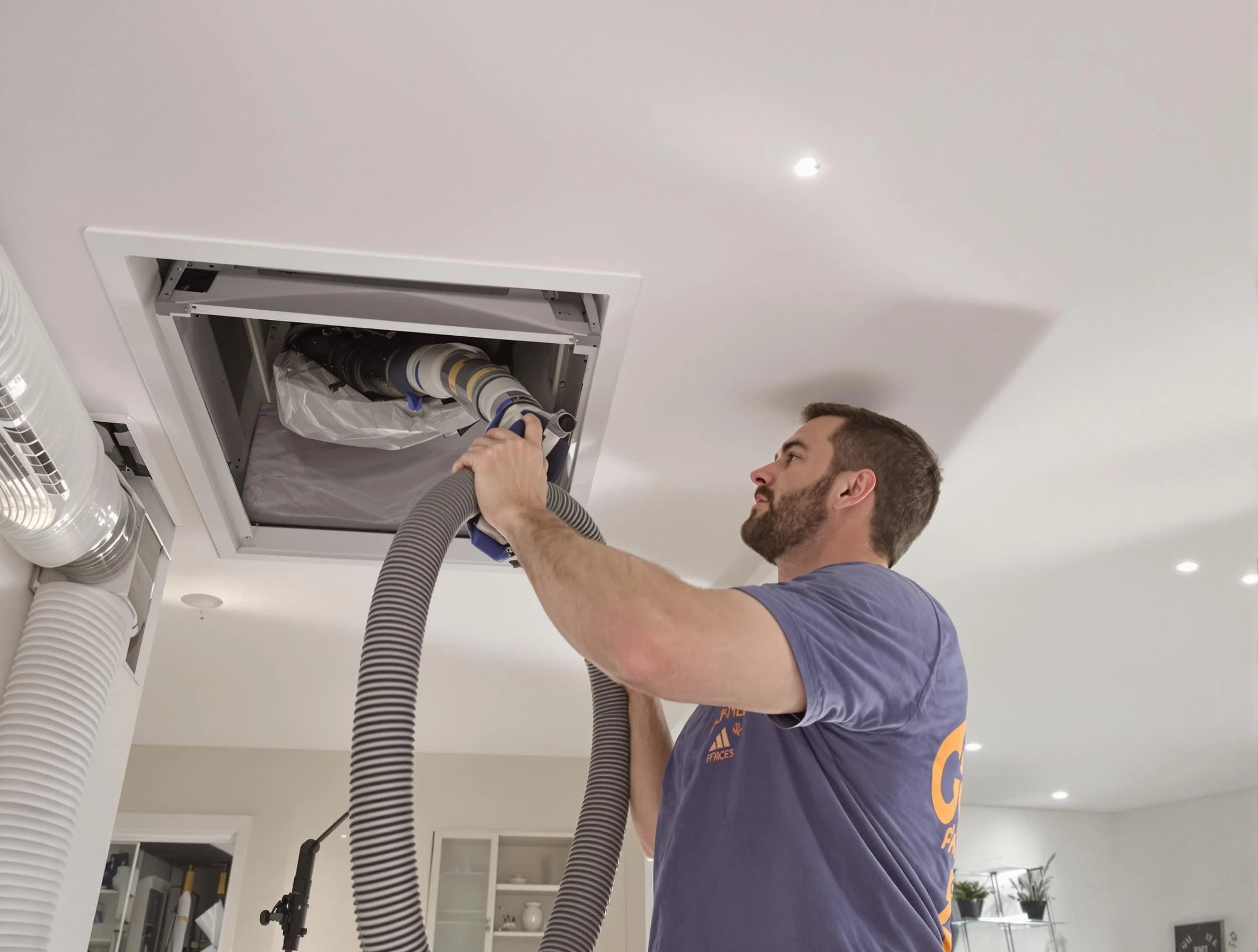 Precision indoor duct cleaning by Rostraver Air Duct Cleaning in Rostraver