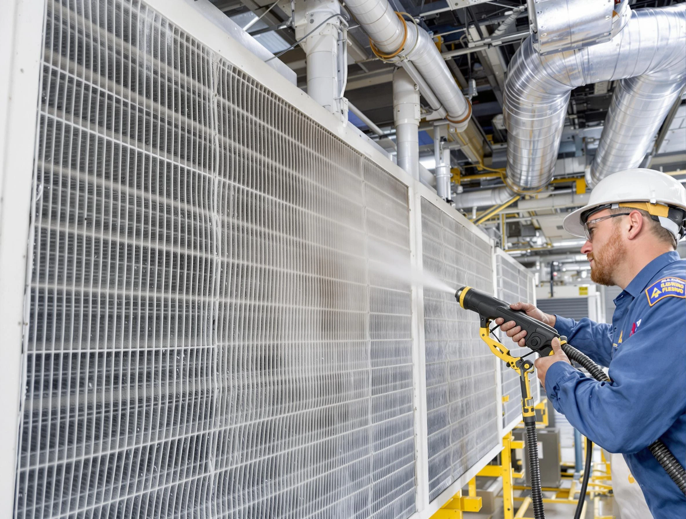 Professional commercial coil cleaning by Rostraver Air Duct Cleaning in Rostraver