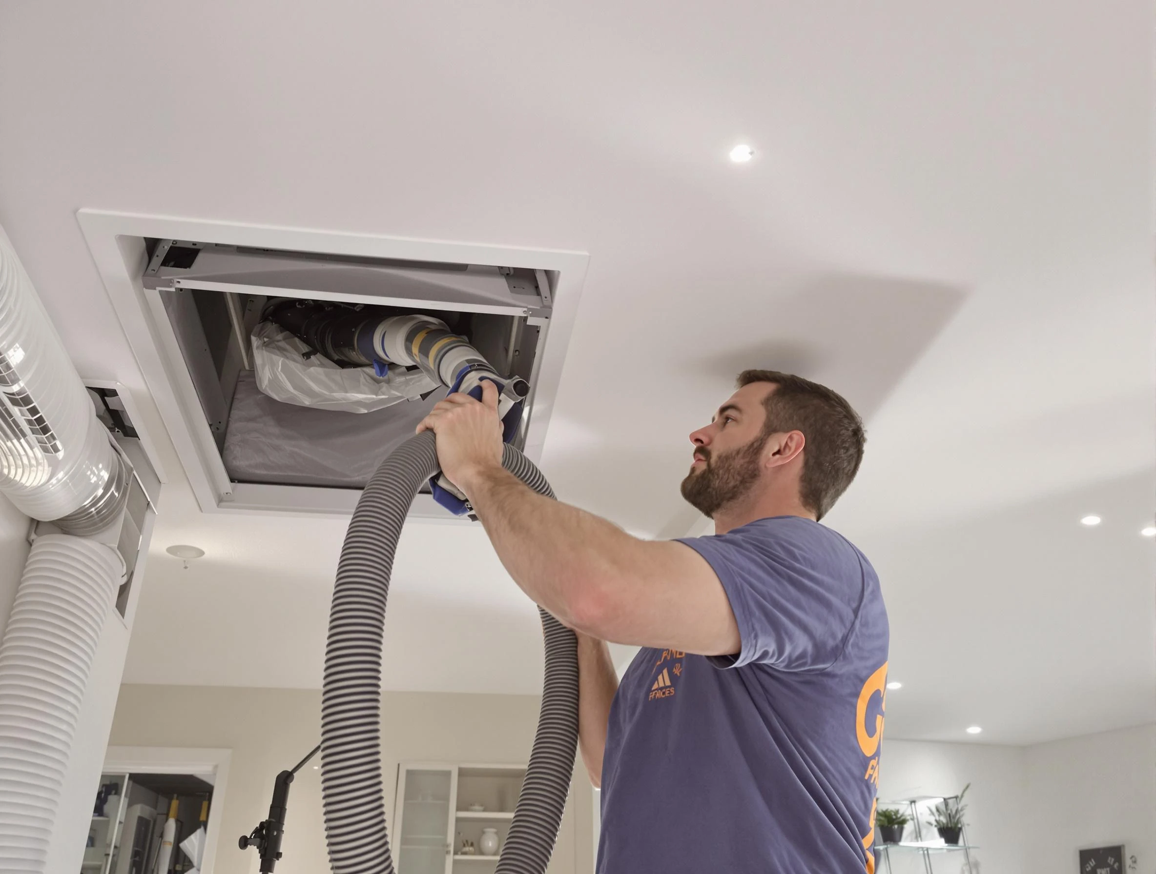 Precision indoor duct cleaning by Rostraver Air Duct Cleaning in Rostraver