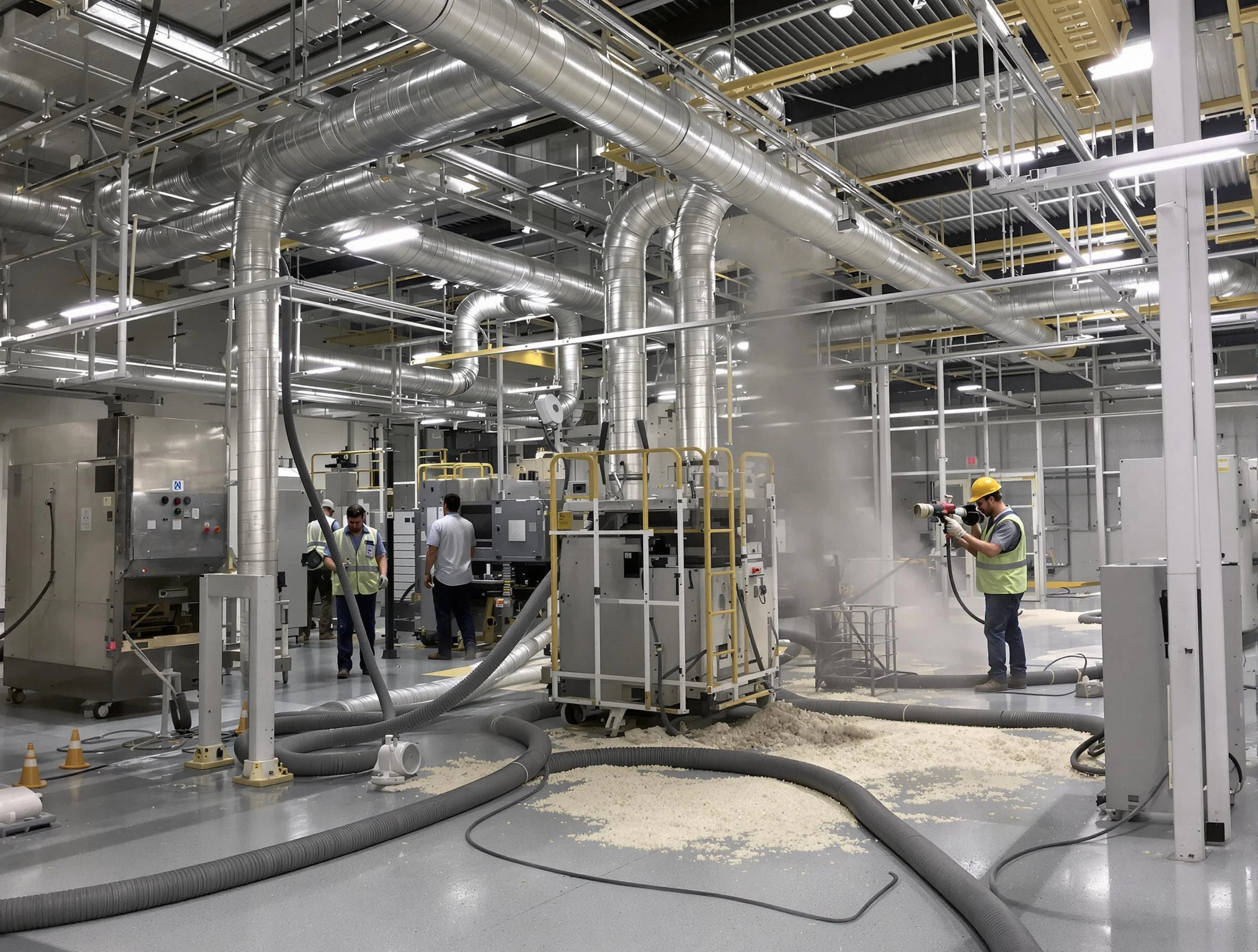 Heavy-duty industrial duct cleaning by Rostraver Air Duct Cleaning in Rostraver